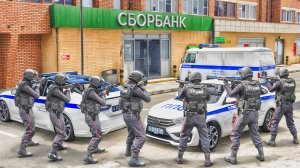 ОГРАБЛЕНИЕ БАНКА! ЭТО УЖАС... БУДНИ ГРОМ в GTA 5 RP (RMRP - Арбат)