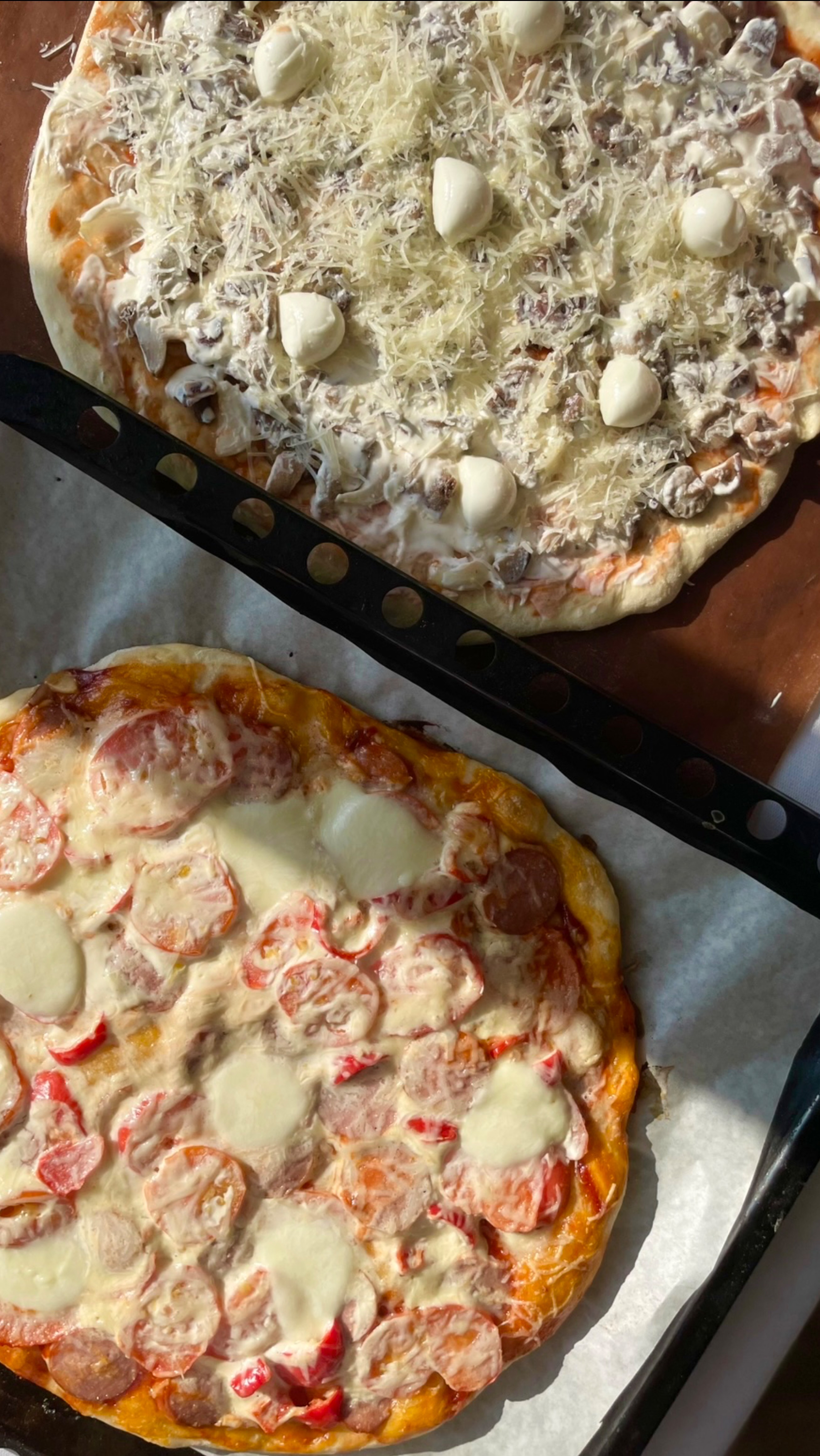 ПИЦЦА КАК ИЗ ПИЦЦЕРИИ 🍕🍅