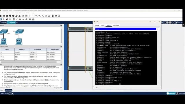 ItN_2.9.2_LabRab_BasicConfigSwitch_01 / Introduction To Networks  CCNAv7.02
