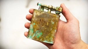 🔥 Старинная Зажигалка Превратилась в Роскошное Золото! Покрытие 24 Карата! 😱