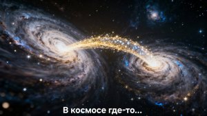 "В космосе где-то".