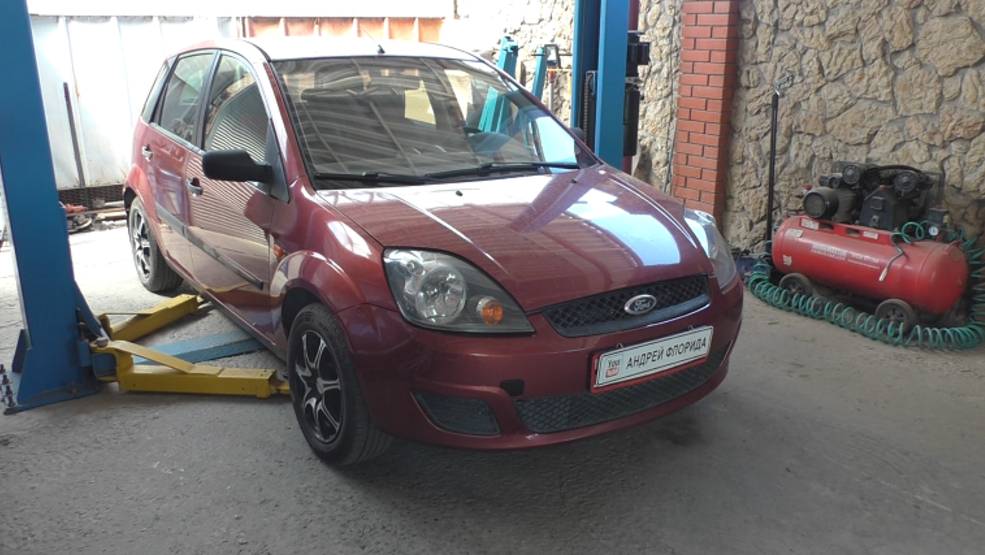 Замена комплекта ГРМ и генератора на Ford Fusion 1,4 Форд Фьюжн 2007 года 1часть