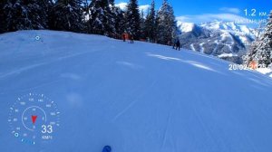 Горные лыжи. Архыз Южный склон. Персеиды.