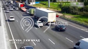 МКАД 2км ДТП "Кошмарный сон любого водителя"