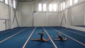 ЖП 2 спортивный, Рыжова - Коваленко, КРОО ФСА/СШ №1, Балансовое упражнение