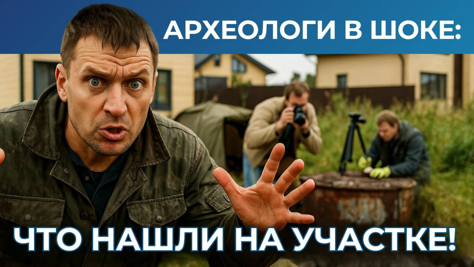 Археологи в шоке! Такого никто не ожидал… Неожиданная находка во дворе частного дома. смотреть онлайн
