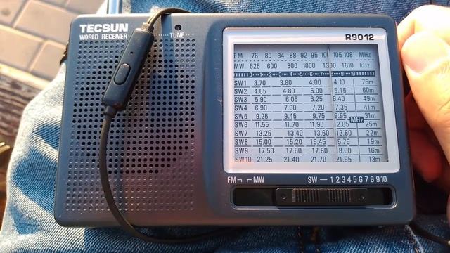 Tecsun R9012. Поиск радиостанций на коротких волнах в Астане 19 сентября 2025 года. смотреть онлайн