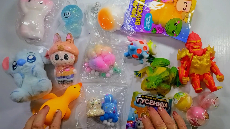 АСМР РАСПАКОВКА сквишей и антистрессы АСМР Таба лапки 🐾 приятные звуки АСМР 👀 смотреть онлайн