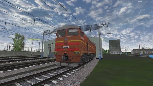 Мультиплеер RTrainSim MaDaDev от 30.10.2024.  2ТЭ10У с хозяйкой по маршруту Киевский Ход.