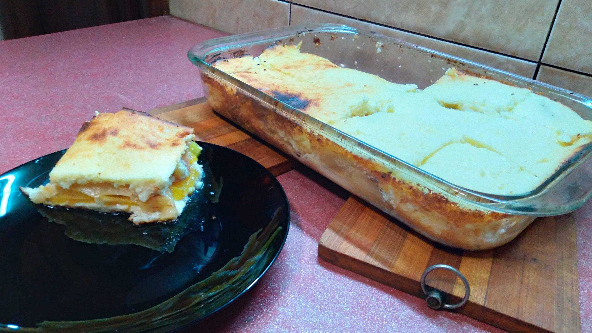 Запеканка с творогом, тыквой и яблоками смотреть онлайн