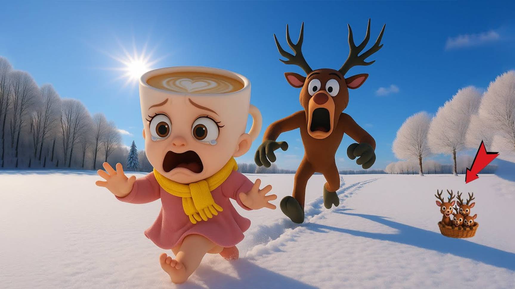 ПОМОГИТЕ! 99 000 МОНСТРОВ-ОЛЕНЕЙ ЗАПЕРЛИ малыша Капучины! – Ужас Roblox!