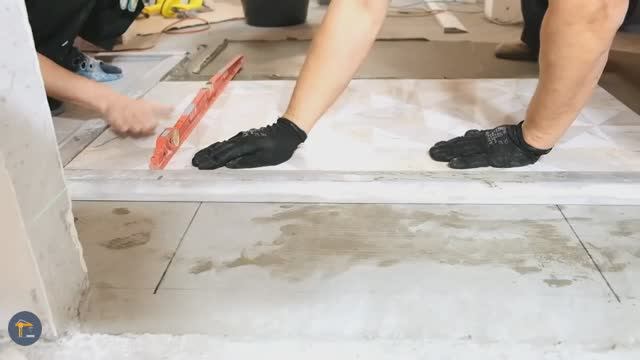 Укладка плитки на пол, правила укладки крупноформатной плиты, важные нюансы смотреть онлайн