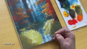 Рисуем с Joony Art осенний лес