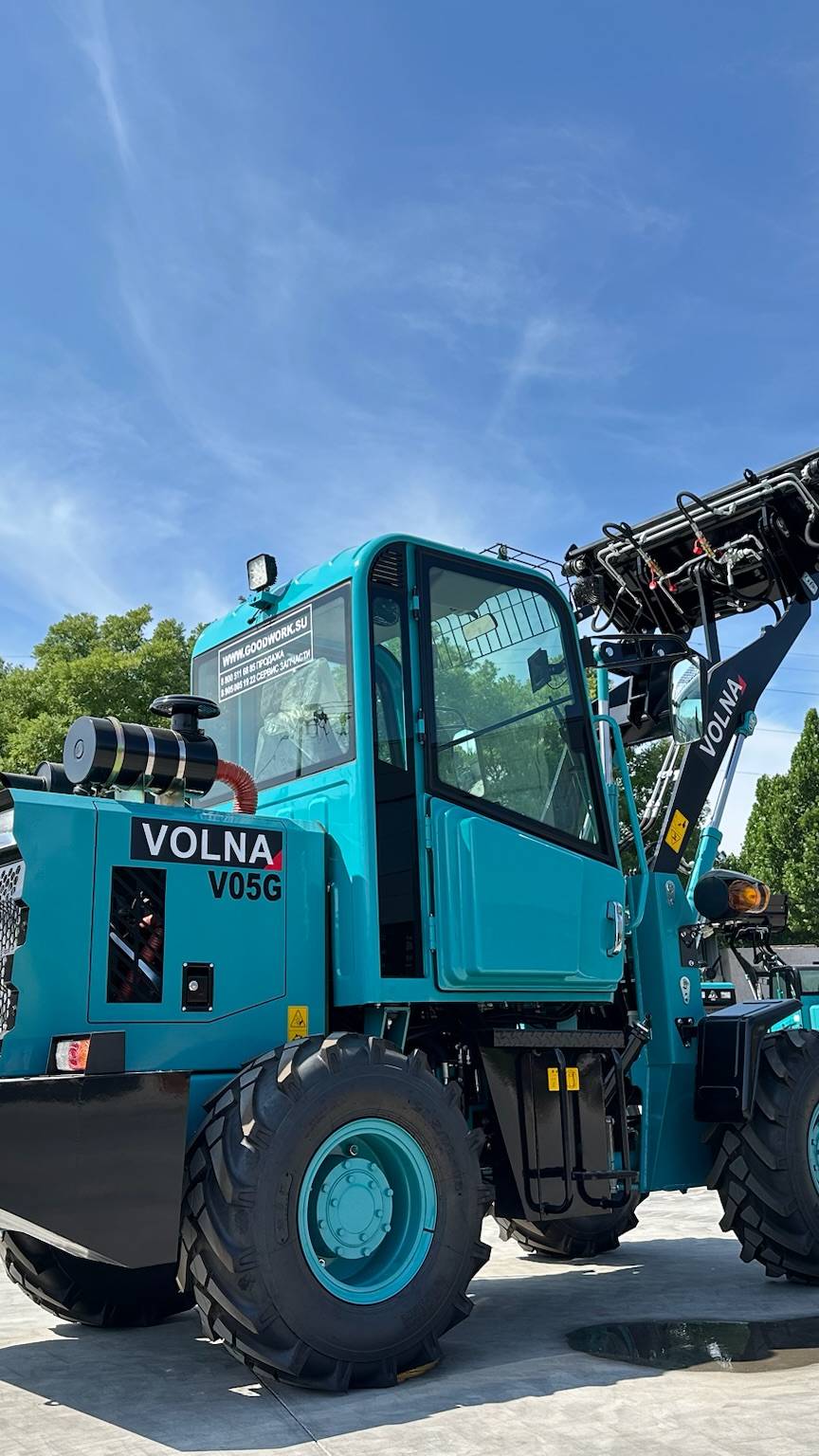 Фронтальный погрузчик VOLNA 05G. Погрузчик Волна 05 смотреть онлайн