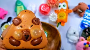 АСМР РАСПАКОВКА сквишей и антистрессы 🥰 ТАБА СКВИШИ лапки ✨ звуки АСМР сквишей 😍🤯