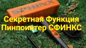 Секретная Функция Пинпоинтера Сфинк.Кладоискатель
