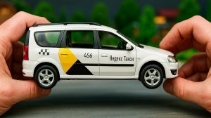 Кто заказывал такси? Моделька Лада Ларгус 1:24 как настоящая! Про машинки