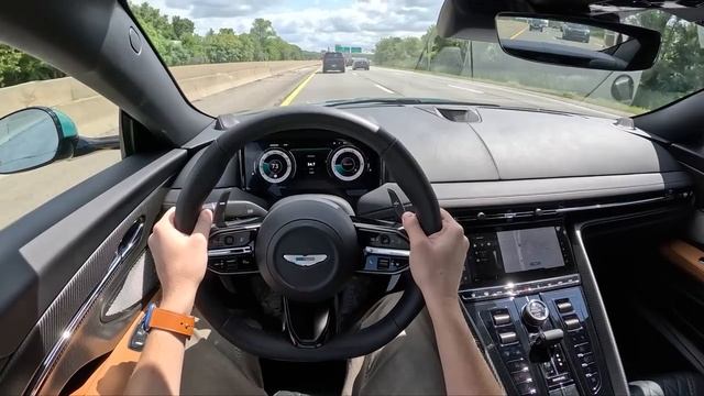 Aston Martin DB12 2024 POV Test Drive смотреть онлайн