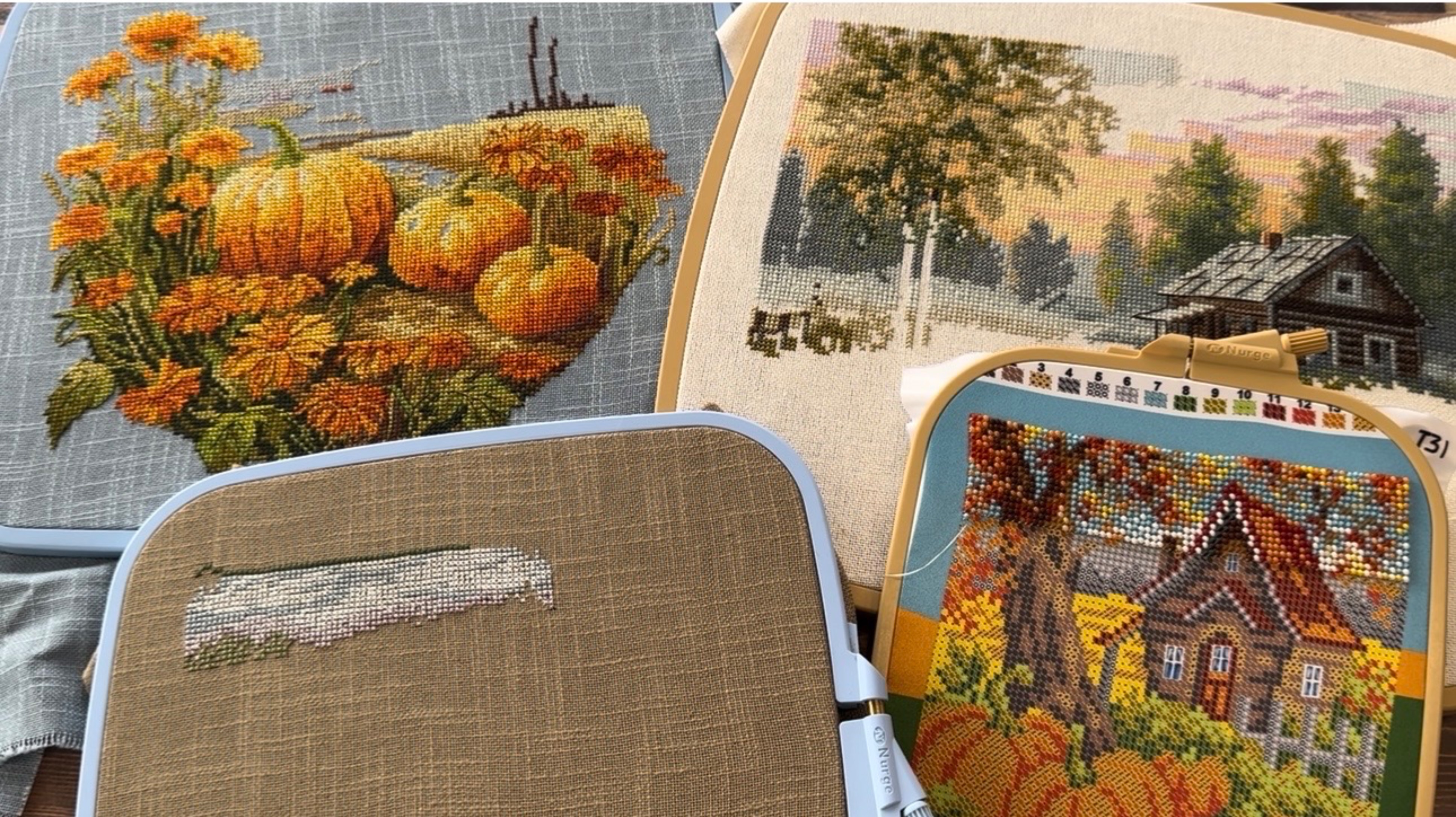 Вышивка крестом/ Осенние старты/ Процессы. смотреть онлайн