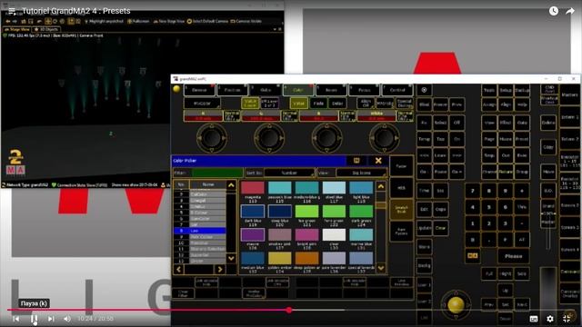 Tutoriel GrandMA2 Presets