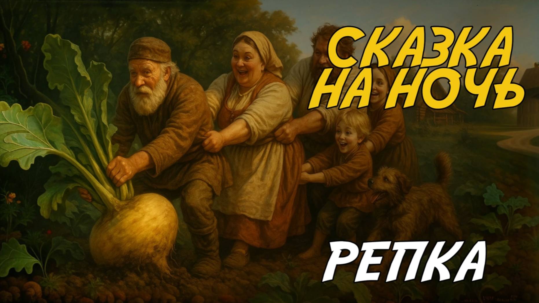 РЕПКА СКАЗКА НА НОЧЬ ДЛЯ ДЕТЕЙ|АУДИОСКАЗКА ДЛЯ СНА