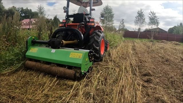 Минитрактор Кубота/Кентавр-444 от компании Кронос с мульчером!!!