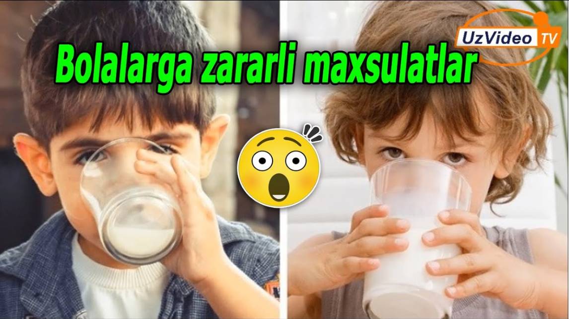 Bolalarga Berish Mumkin Bo‘lmagan 9 Ta Foydali Mahsulot !!!