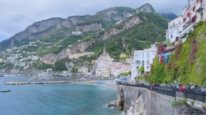 Италия. Прогулка по Амальфи в формате 4К