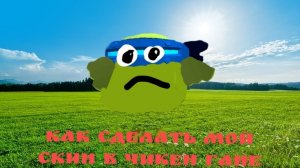 как сделать мой скин в чикен Гане