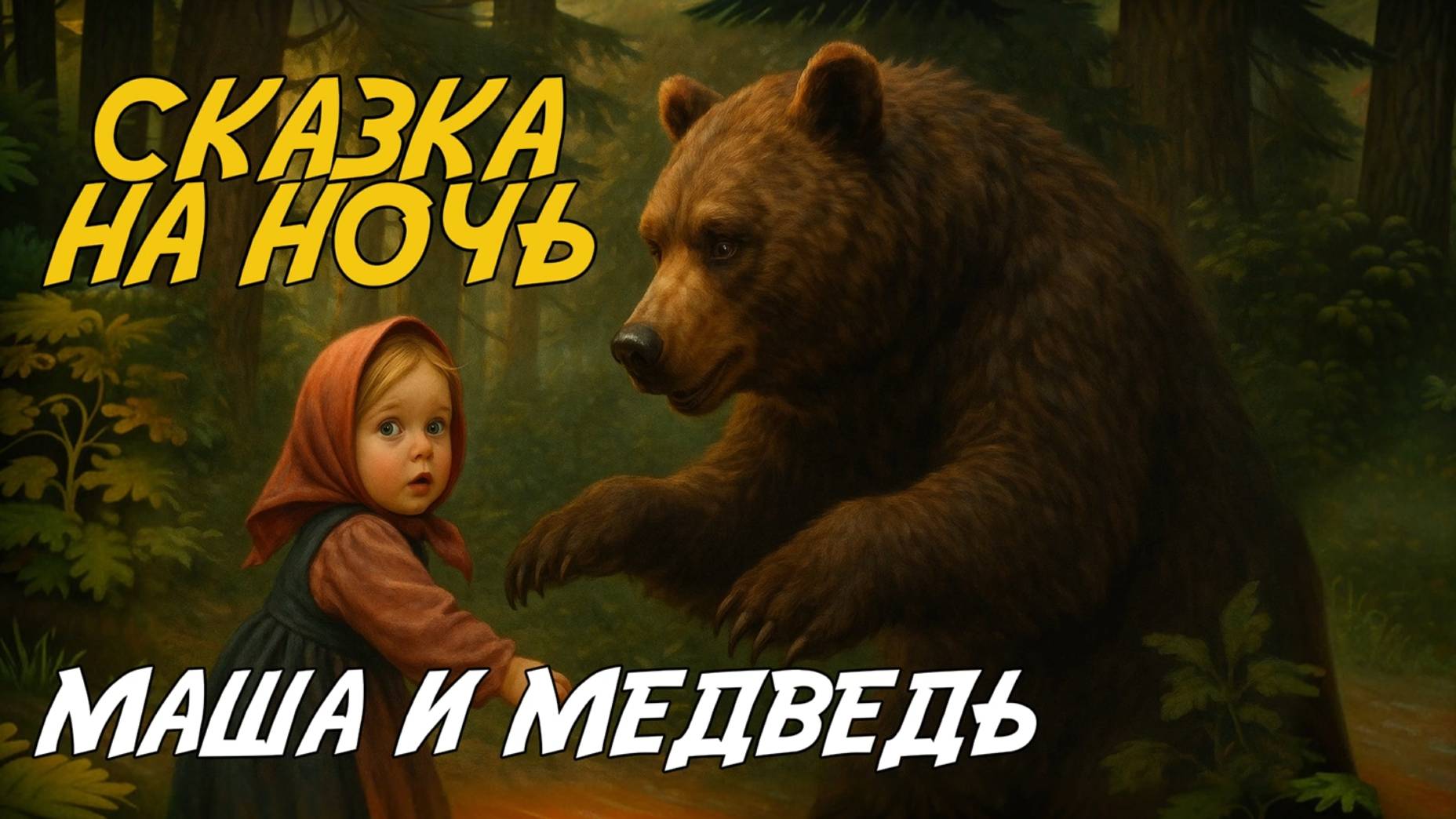 МАША И МЕДВЕДЬ СКАЗКА НА НОЧЬ ДЛЯ ДЕТЕЙ|АУДИОСКАЗКА ДЛЯ СНА