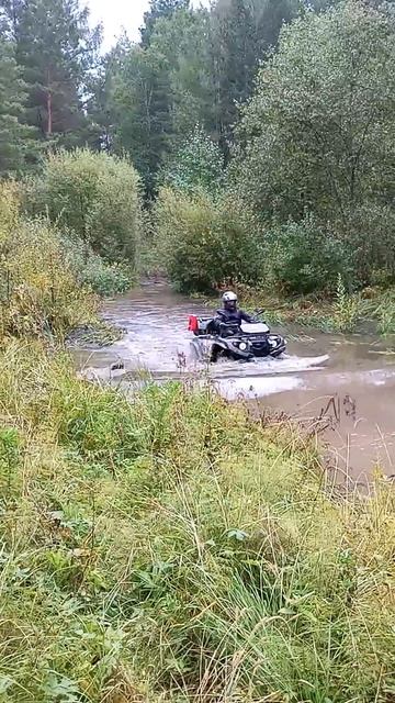 Брод через реку Черемшанку на BM500. экспедиция на Островное. #шортс #baltmotors #квадроцикл смотреть онлайн