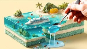 АСМР СЛАДОСТЬ! 🍰 ЦЕЛЫЕ МИРЫ ИЗ ТОРТИКОВ! СМОТРИМ УНИКАЛЬНУЮ ВИЗУАЛИЗАЦИЮ СО СЦЕНАМИ В СЛАДОСТЯХ!