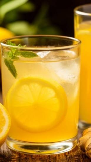 Имбирный напиток с лимоном и медом