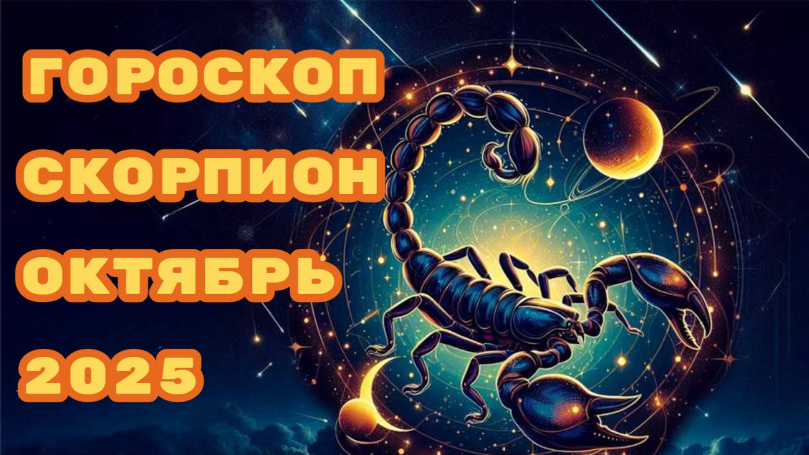 Гороскоп для Скорпиона на октябрь 2025 смотреть онлайн