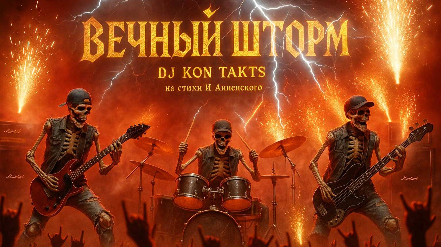 🌊⚡ Вечный шторм⚡ 🎶 👹СУПЕР ХИТ👹 DJ KON TAKTS 🤘 на стихи И. Анненского ПАРАЛЛЕЛИ 🤘🤘 🎸 Heavy смотреть онлайн