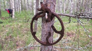 Поиск сокровищ в глухом лесу с металлоискателем! Что мы нашли?