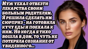 ИСТОРИИ ИЗ ЖИЗНИ/Муж сказал, что поехал навестить своих больных родителей, но когда я туда приехала