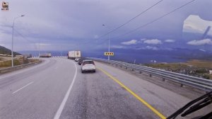 Рейс: Новокузнецк - рудник Пионер. Прошел ТОшку на тягач. Везем трубы .