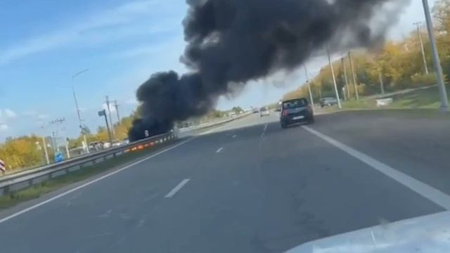 Автомобиль, сгоревший под Барнаулом смотреть онлайн