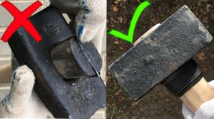 Как правильно насадить кувалду на деревянную ручку