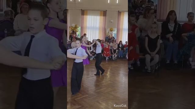 Марк, Полина больные танцы Н5 медленный вальс, квик стэп, самба, ча-ча-ча, джайв