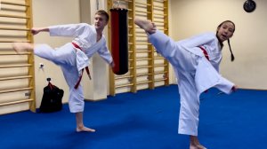 4 КЮ. Нормативы (синий пояс) #каратэ #шотокан