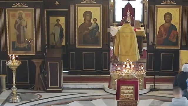 20.09.2025 Седмица 15-я по Пятидесятнице. Суббота перед Воздвижением. Божественная Литургия. смотреть онлайн