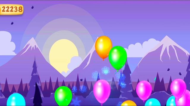 Цветные шарики для малышей лопаем #81/ Учим цвета и развиваем зрительное внимание/ развивающий мульт смотреть онлайн