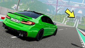 КАКАЯ МАШИНА ПРЫГНЕТ ДАЛЬШЕ С ОГРОМНОГО ТРАМПЛИНА В BEAM NG DRIVE!