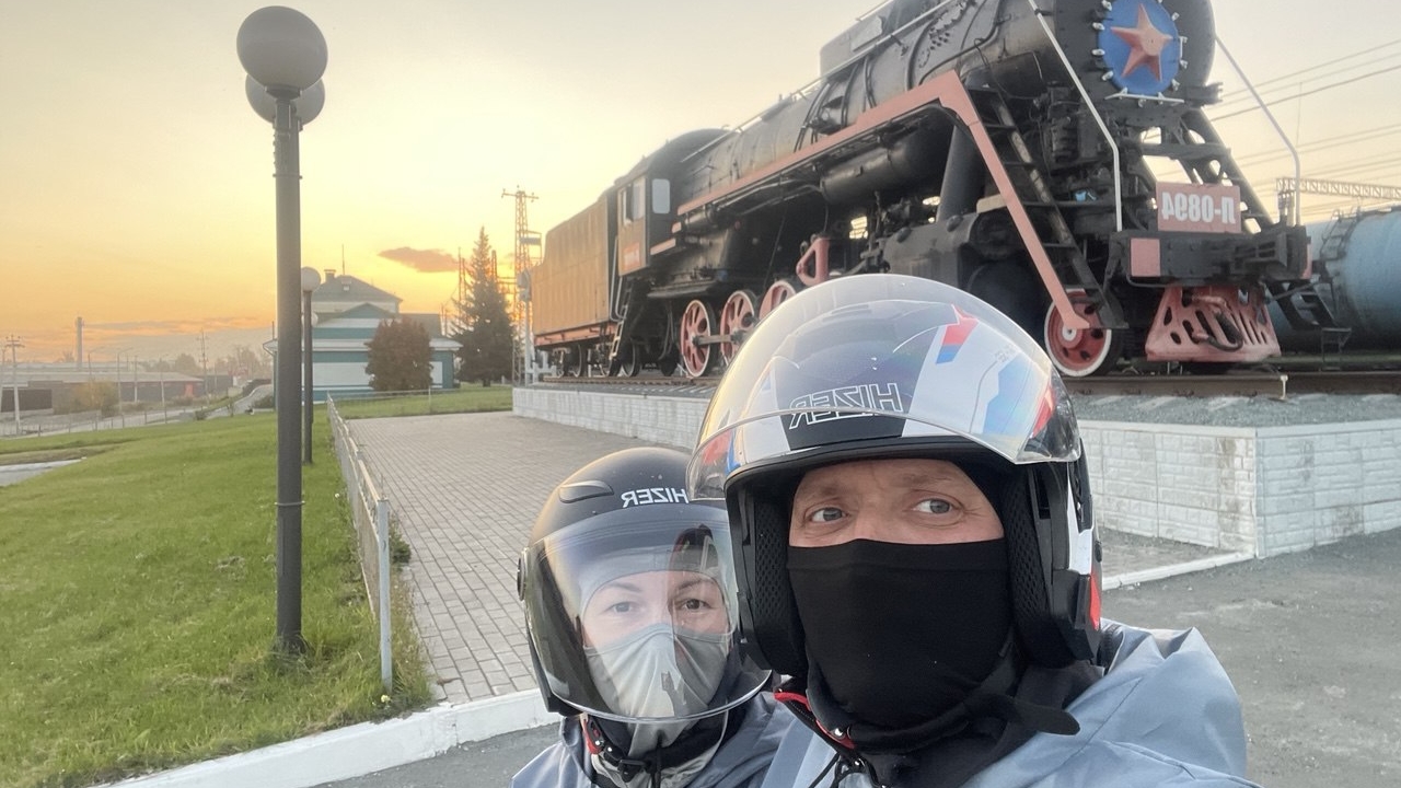 Вечерняя покатушка на квадроцикле.