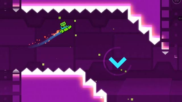 Я играю в geometry dash