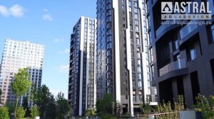 Река длиной 300 метров на территории ЖК "Остров-2", г. Москва