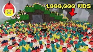 СПАСАЕМ ОДИН МИЛЛИОН ДЕТЕЙ В 99 НОЧЕЙ В ЛЕСУ! РОБЛОКС РЕКОРД! ПРОБУЕМ СДЕЛАТЬ НЕРЕАЛЬНОЕ! NAAH FR