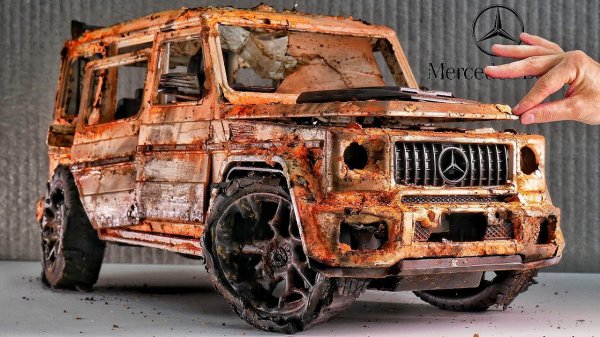 Mercedes Benz G РЕСТАВРАЦИЯ МОДЕЛЬКИ АВТО